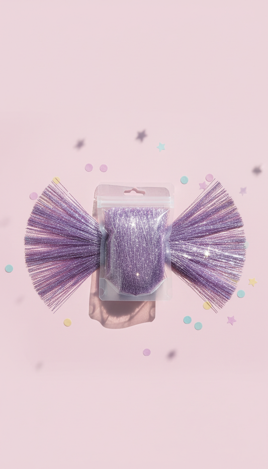 Lilac Shimmer Hair Tinsel Kit